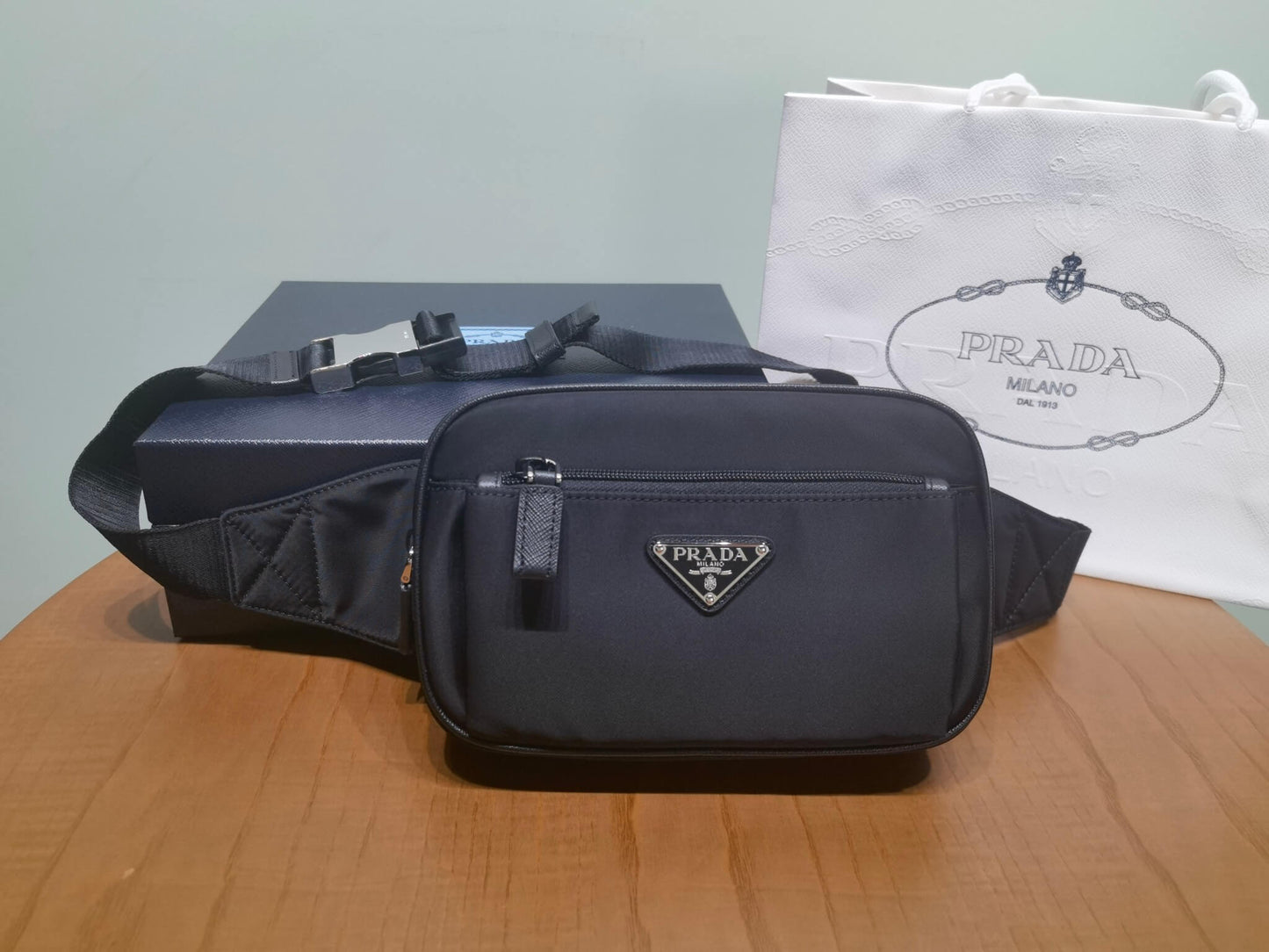 Pra belt bag Re-Nylon black 2VL977