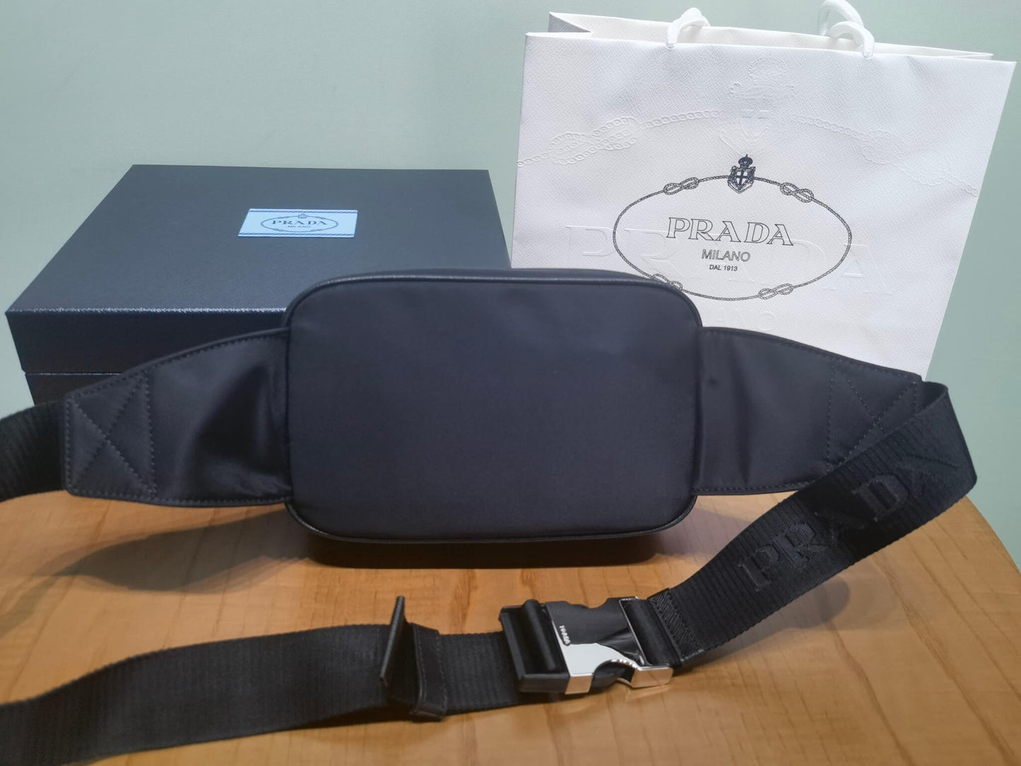 Pra belt bag Re-Nylon black 2VL977