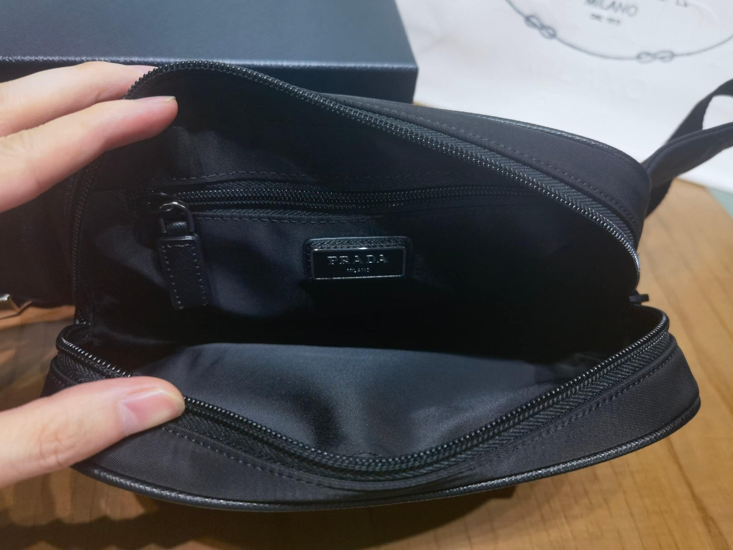 Pra belt bag Re-Nylon black 2VL977