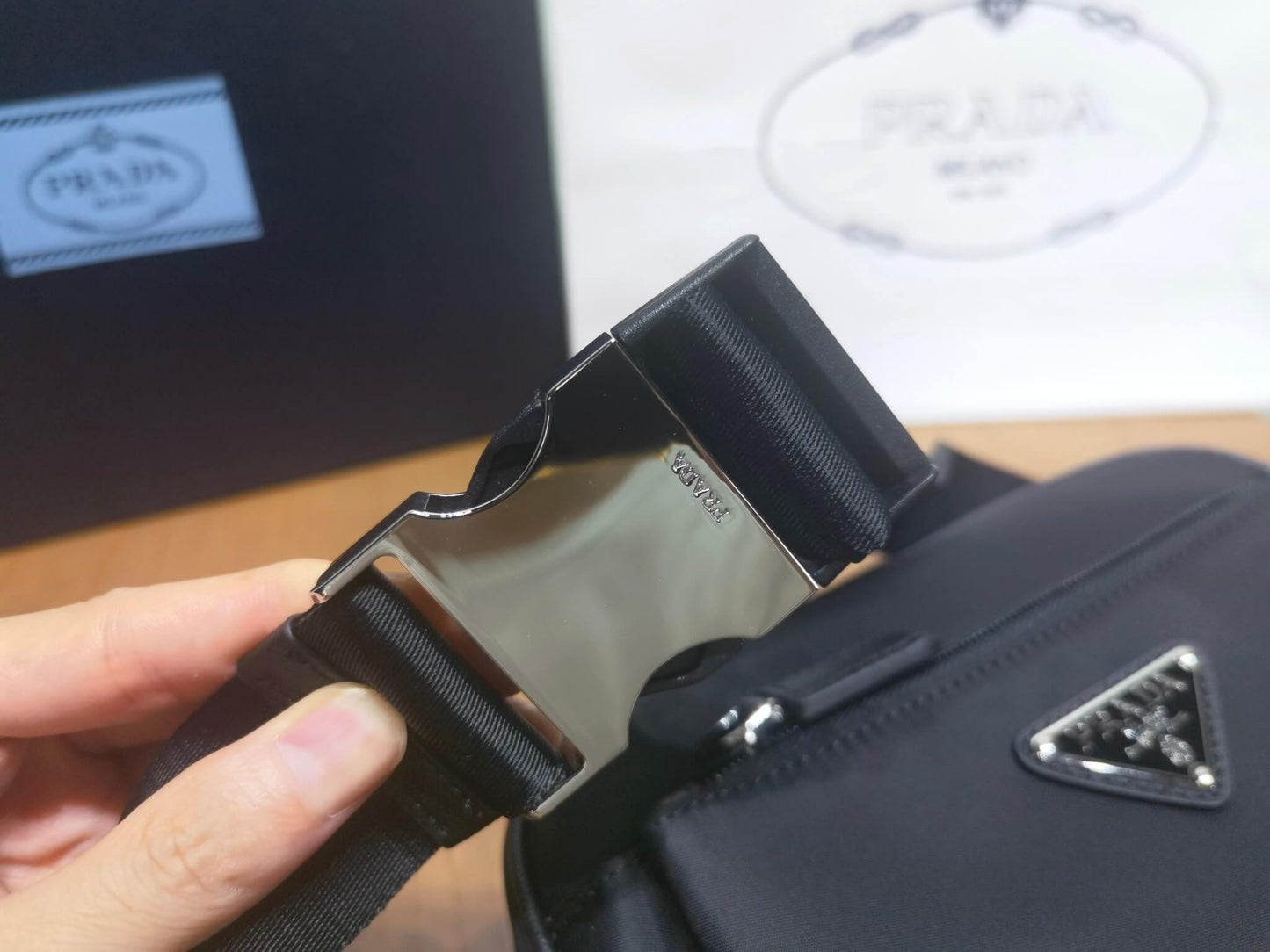 Pra belt bag Re-Nylon black 2VL977