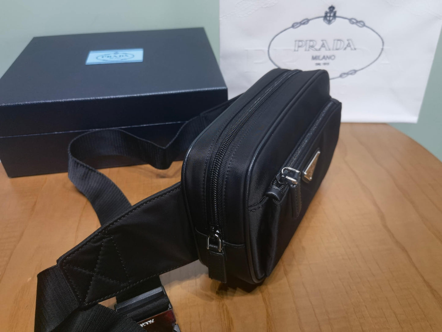 Pra belt bag Re-Nylon black 2VL977