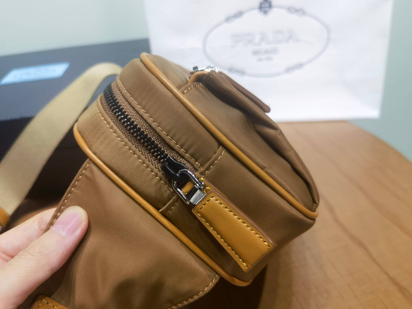 Pra belt bag Re-Nylon brown 2VL977