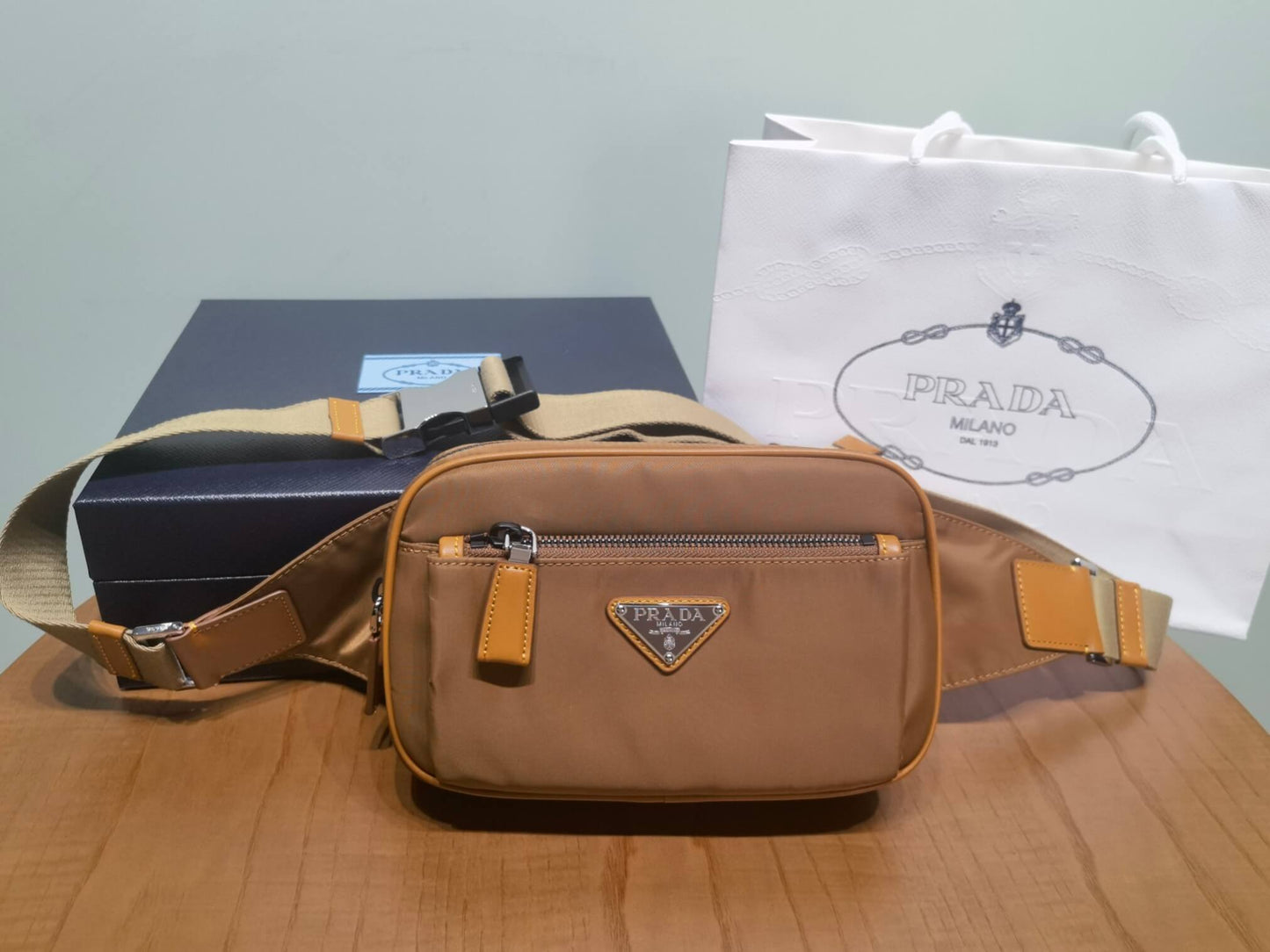 Pra belt bag Re-Nylon brown 2VL977