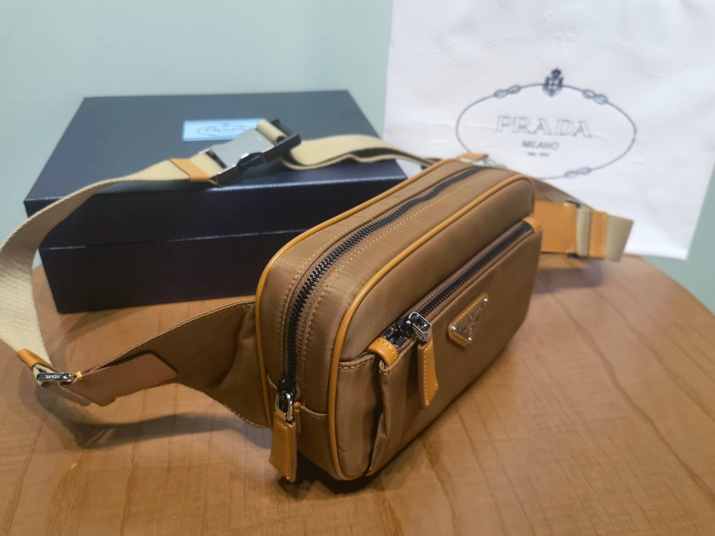 Pra belt bag Re-Nylon brown 2VL977