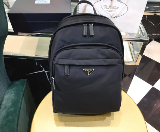 Prada Re-Nylon and Saffiano Leather backpack 2VZ048 black