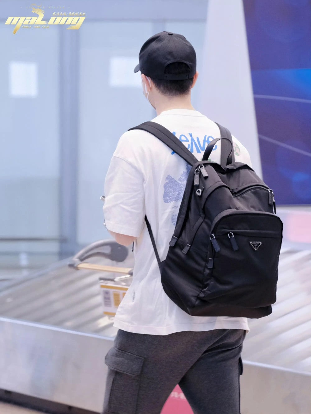 Prada Re-Nylon and Saffiano Leather backpack 2VZ048 black