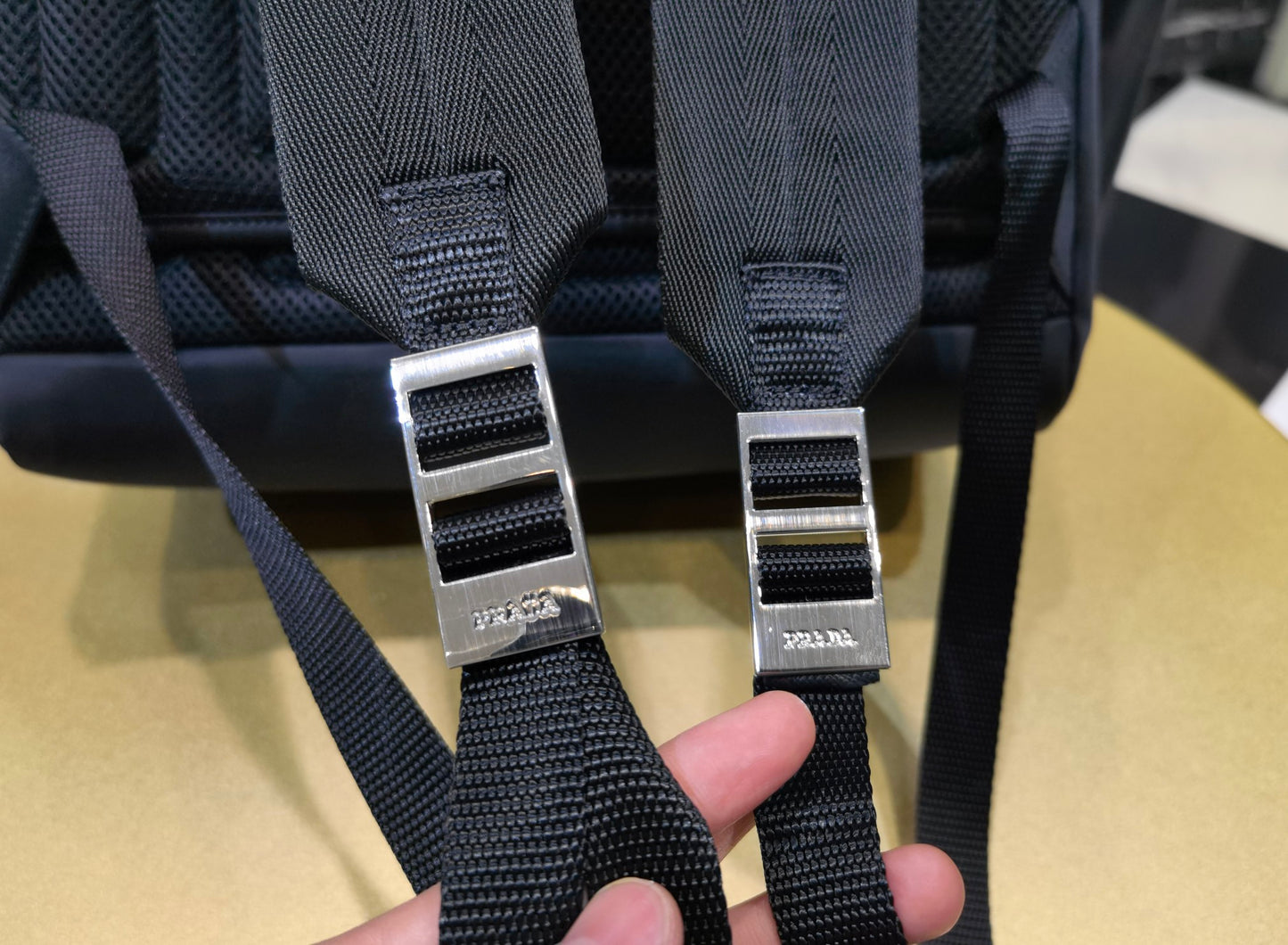 Prada Re-Nylon and Saffiano Leather backpack 2VZ048 black