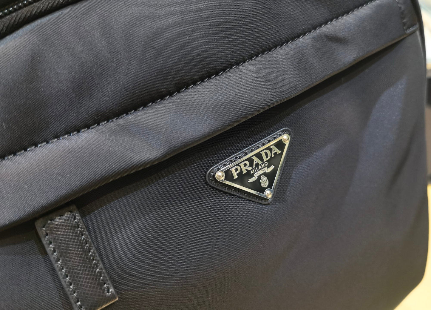 Prada Re-Nylon and Saffiano Leather backpack 2VZ048 black