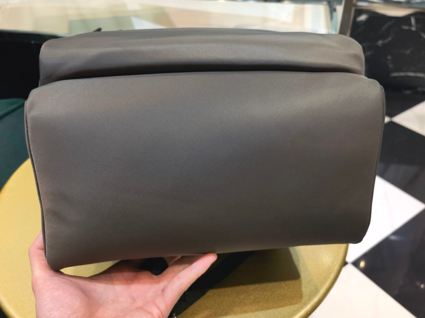 Prada Re-Nylon and Saffiano Leather backpack 2VZ048 gray