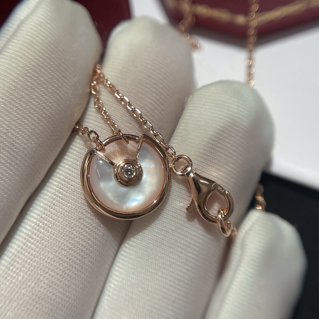 rd043 talisman extra small stone necklace