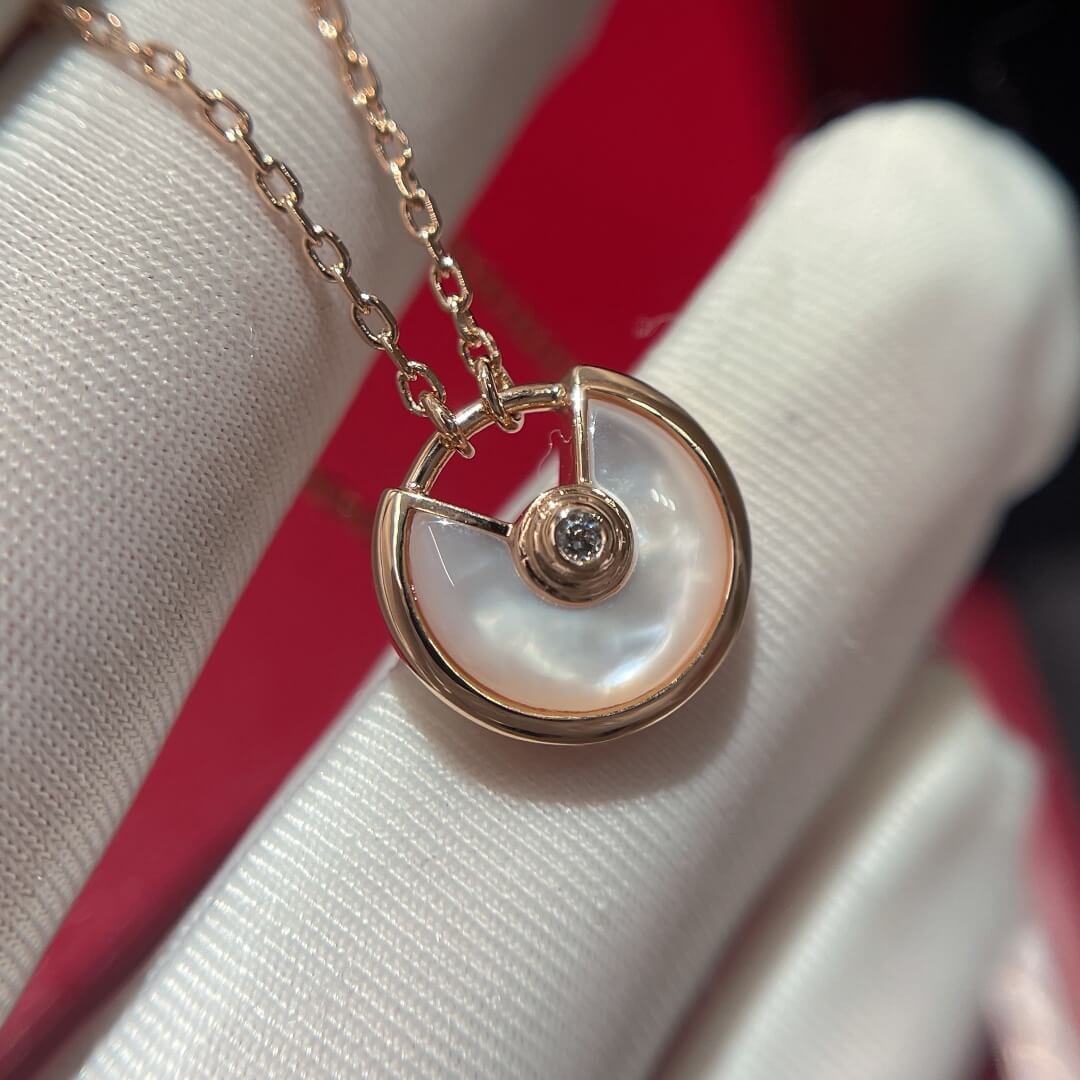 rd043 talisman extra small stone necklace