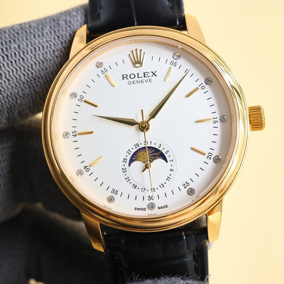 rolex 2024 new mens wristwatch eta2824 gold