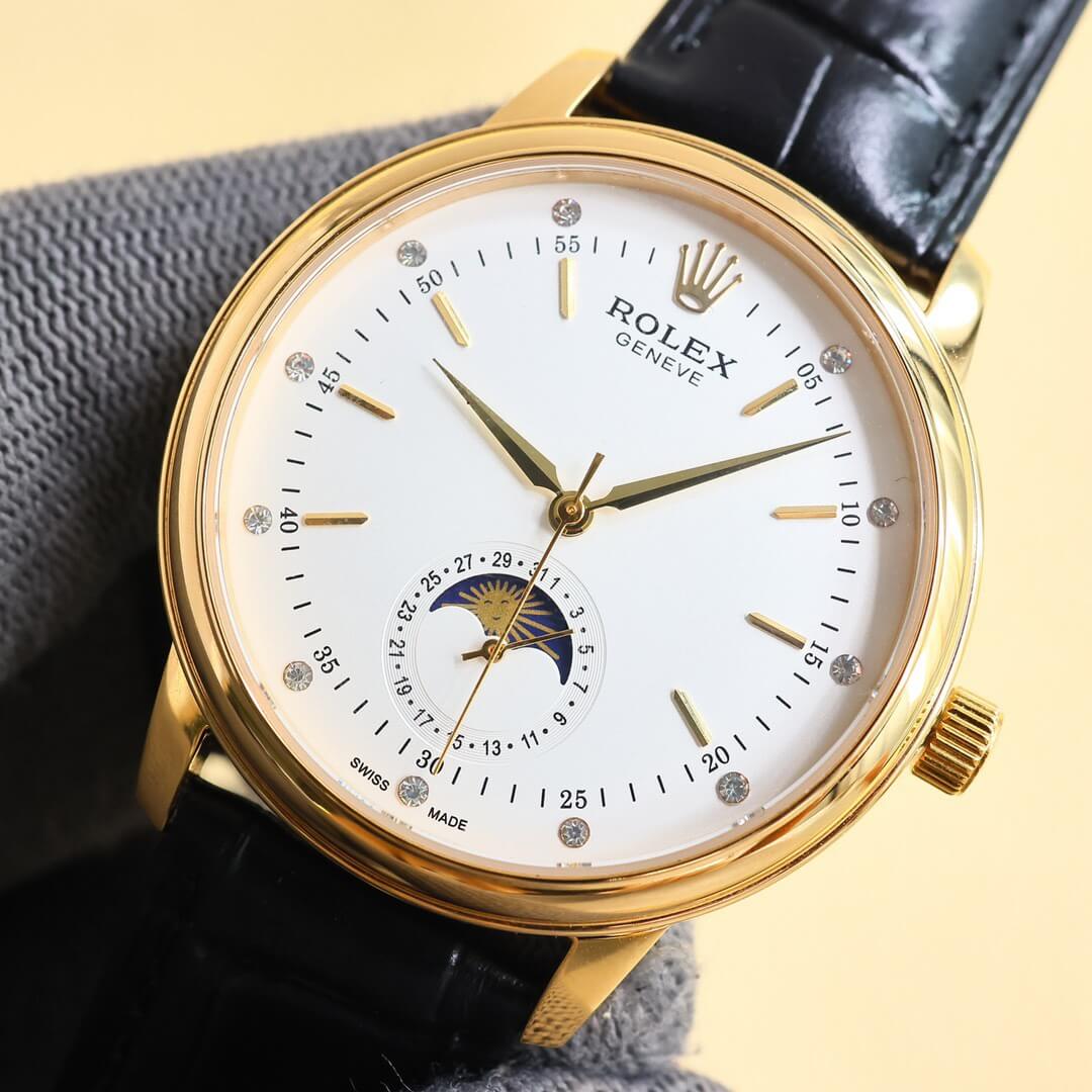 rolex 2024 new mens wristwatch eta2824 gold