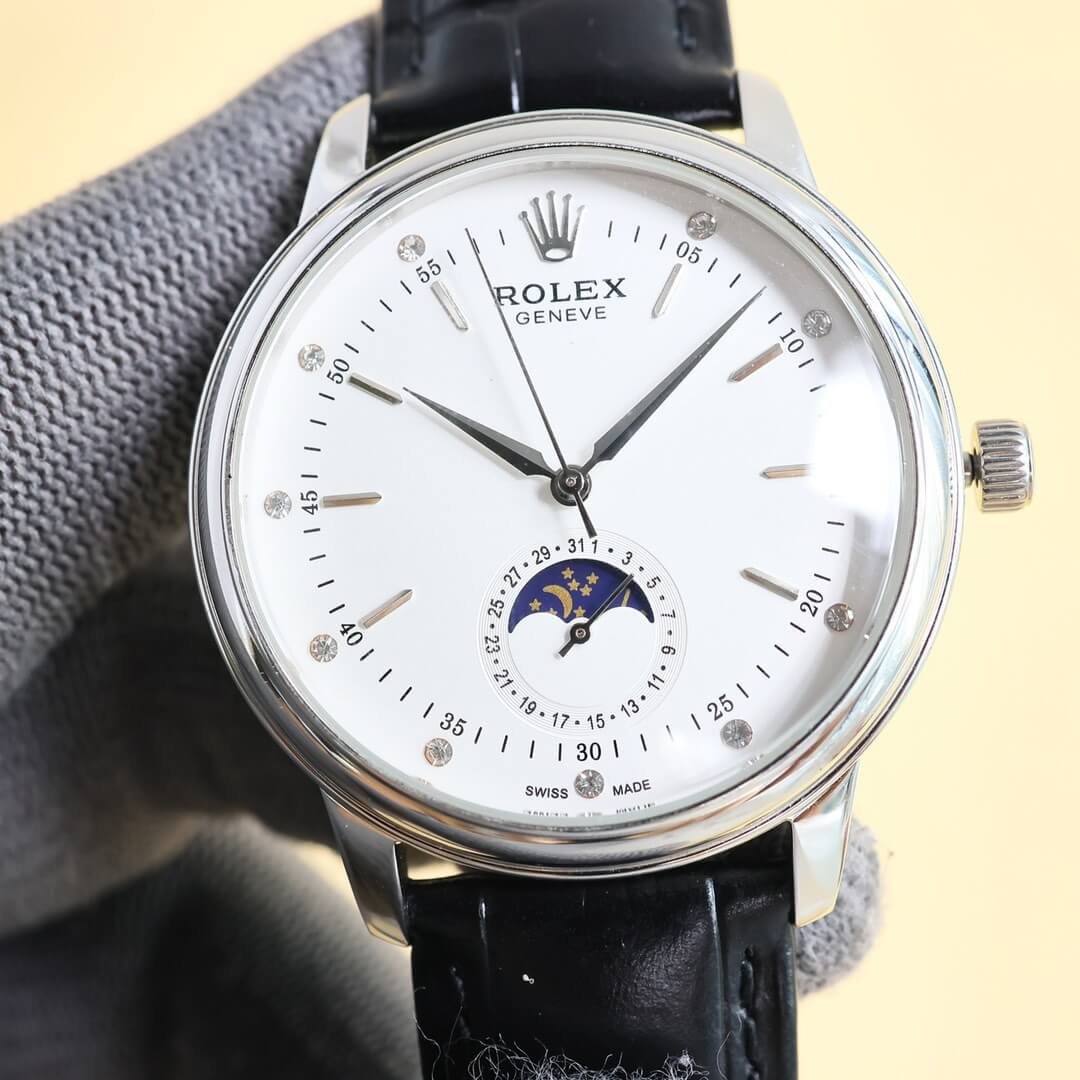 rolex 2024 new mens wristwatch eta2824 silver
