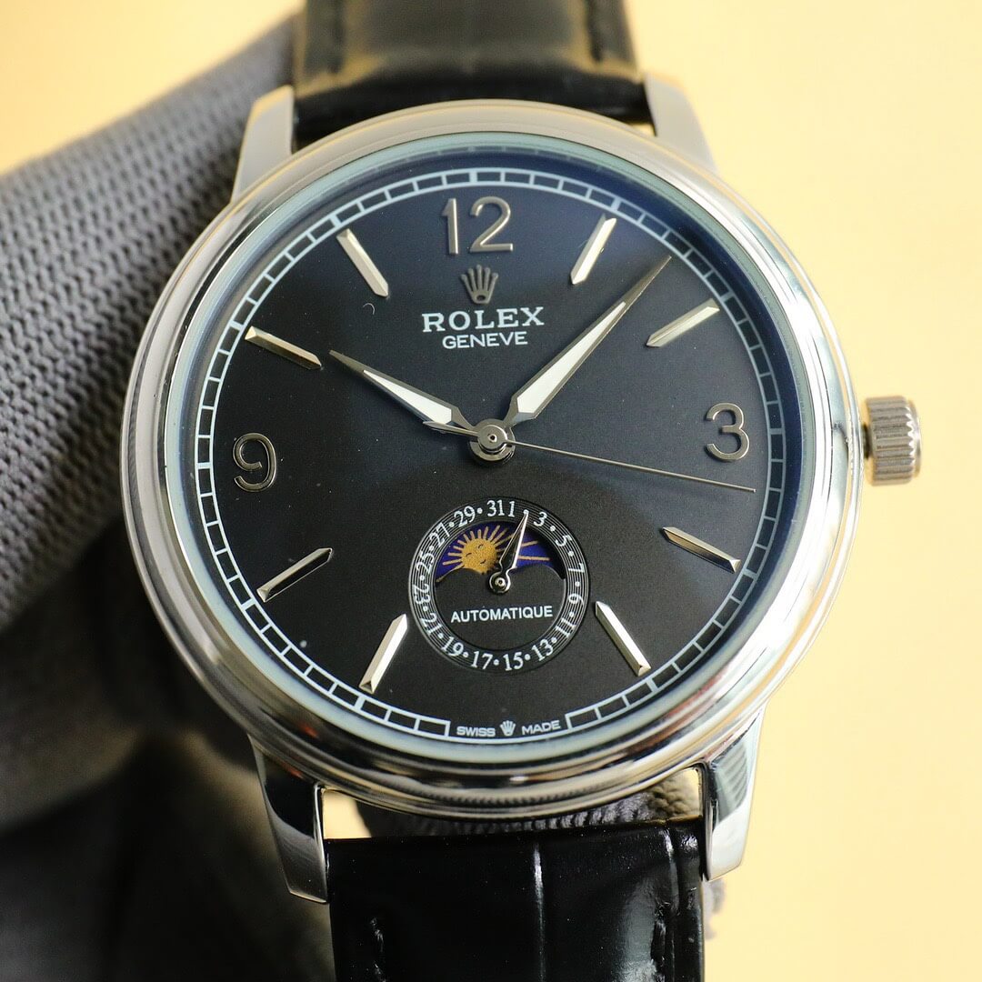 rolex 2024 new mens wristwatch eta2824 silver