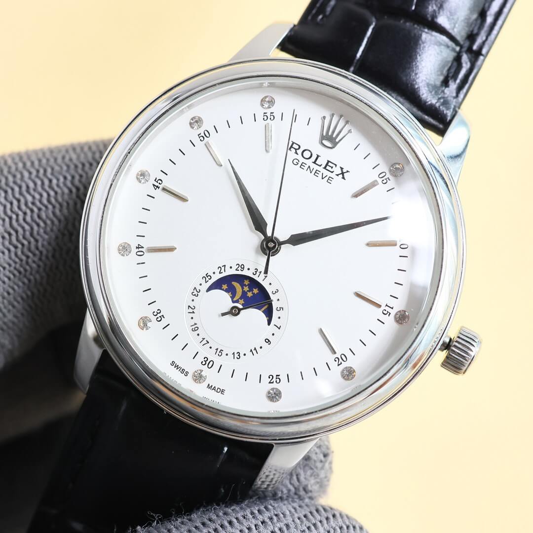 rolex 2024 new mens wristwatch eta2824 silver
