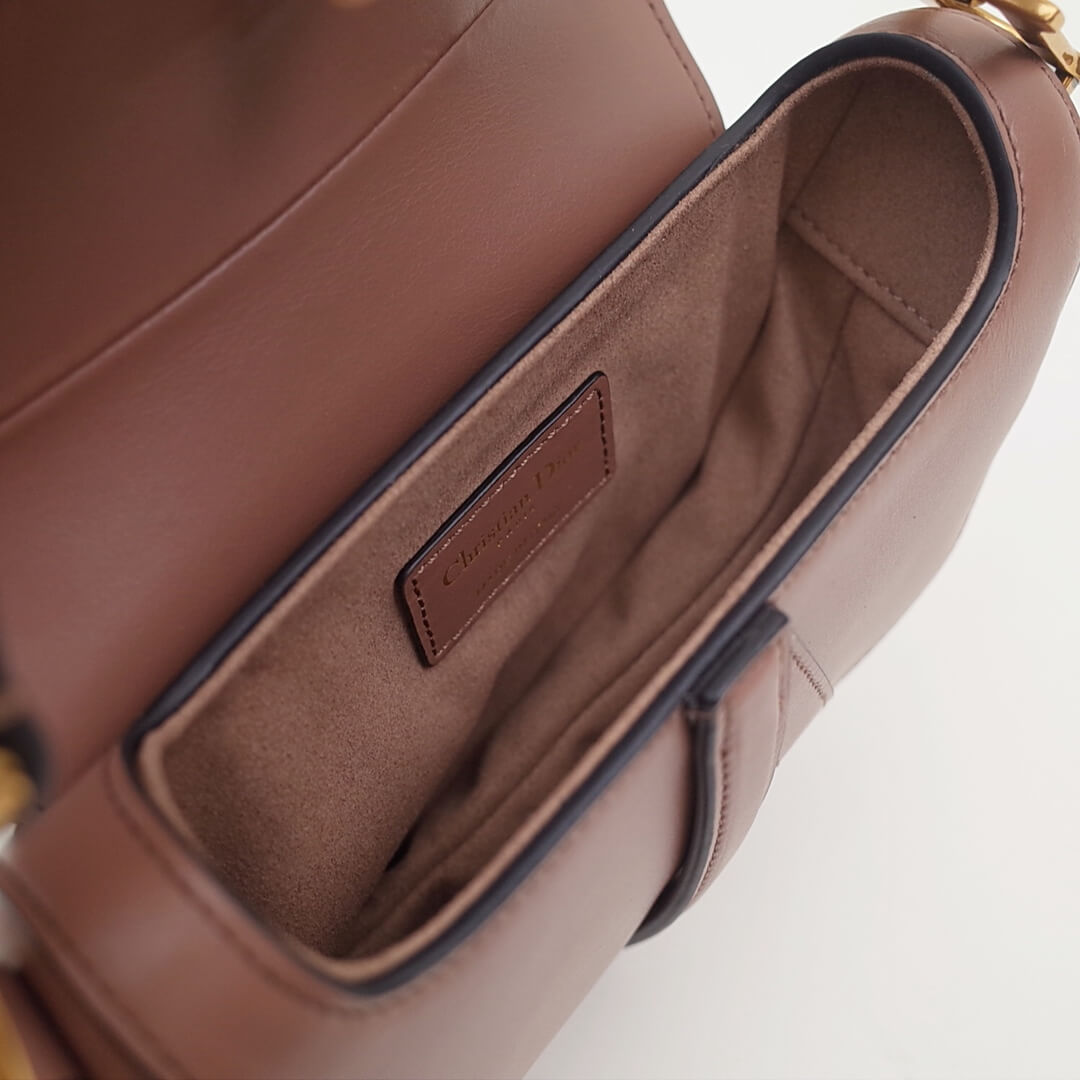 do saddle bag nude pink gold 21cm hardware plain leather 6816