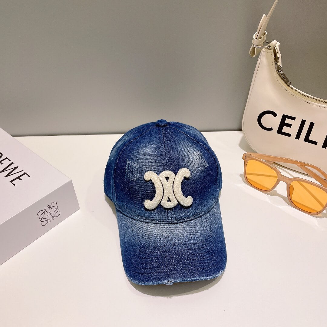 sailin versatile washable denim baseball cap sun visor mz13168a27