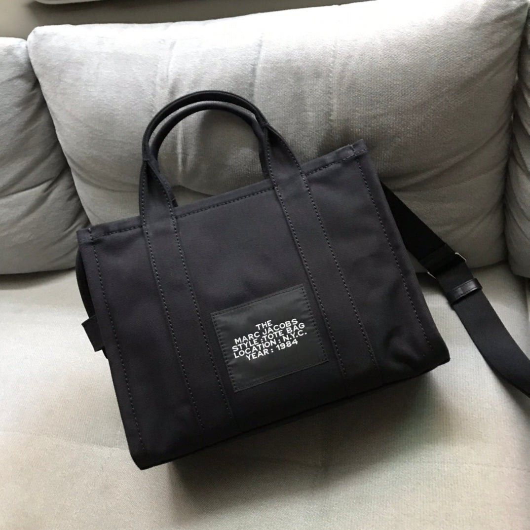 mj tote bgs canvas black