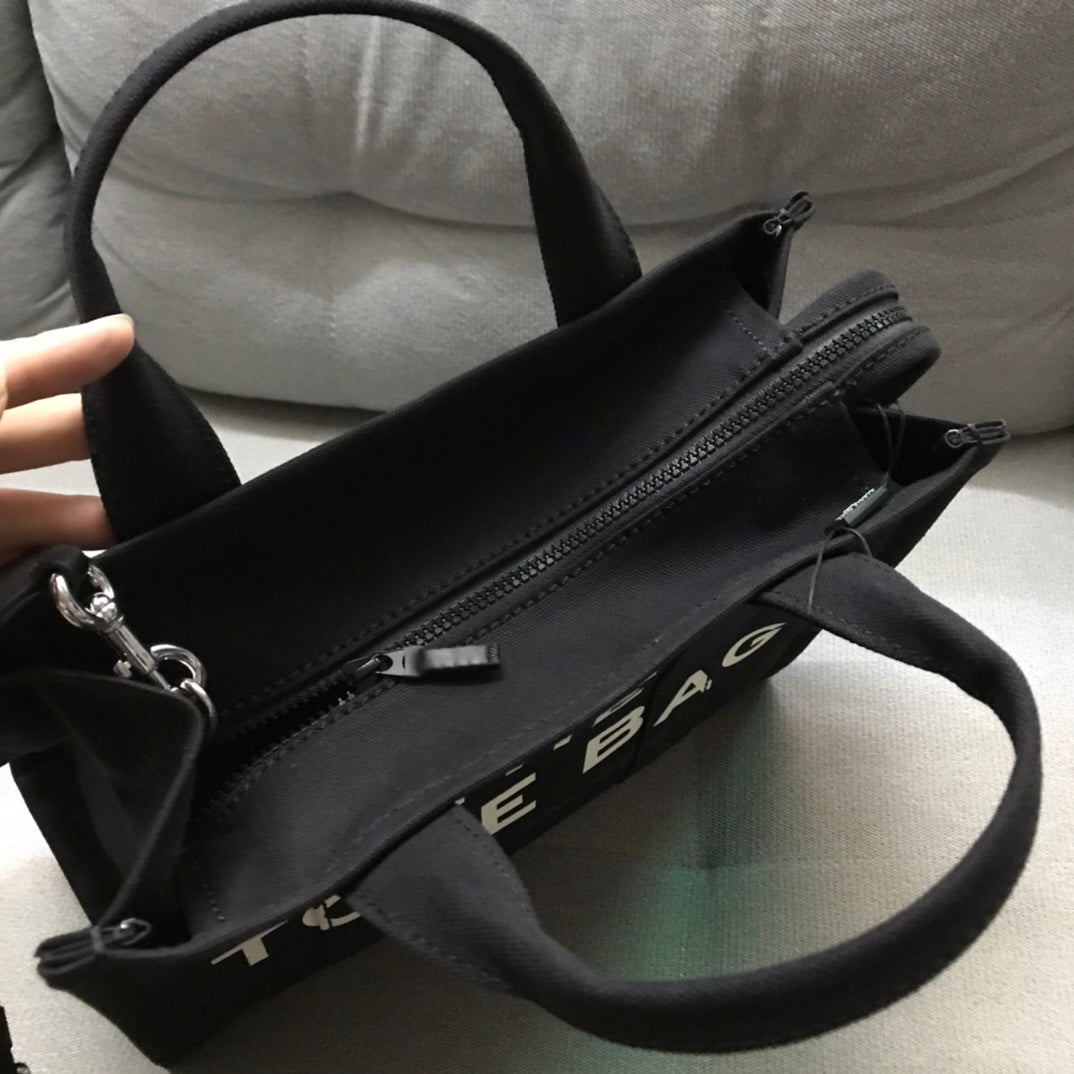 mj tote bgs canvas black