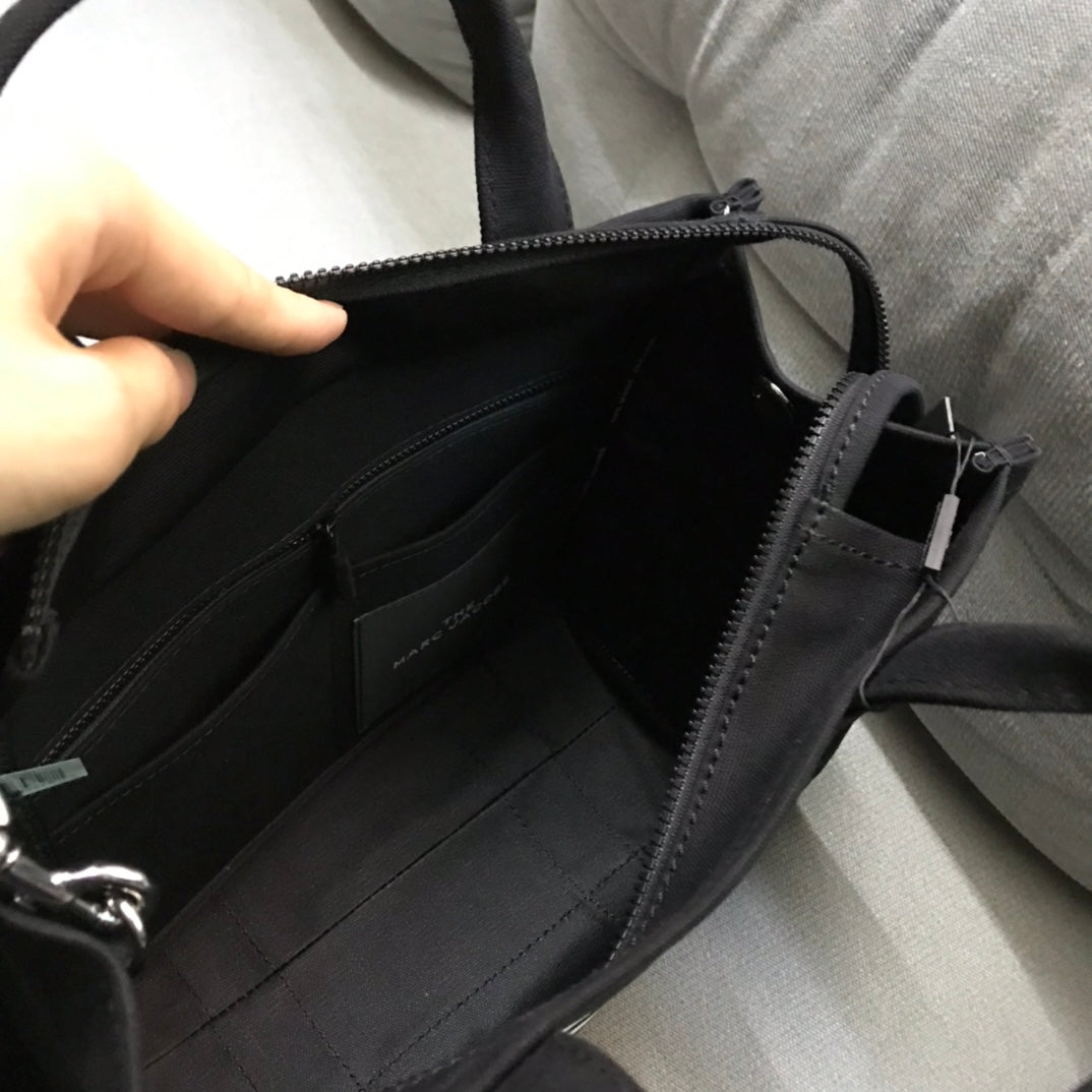 mj tote bgs canvas black