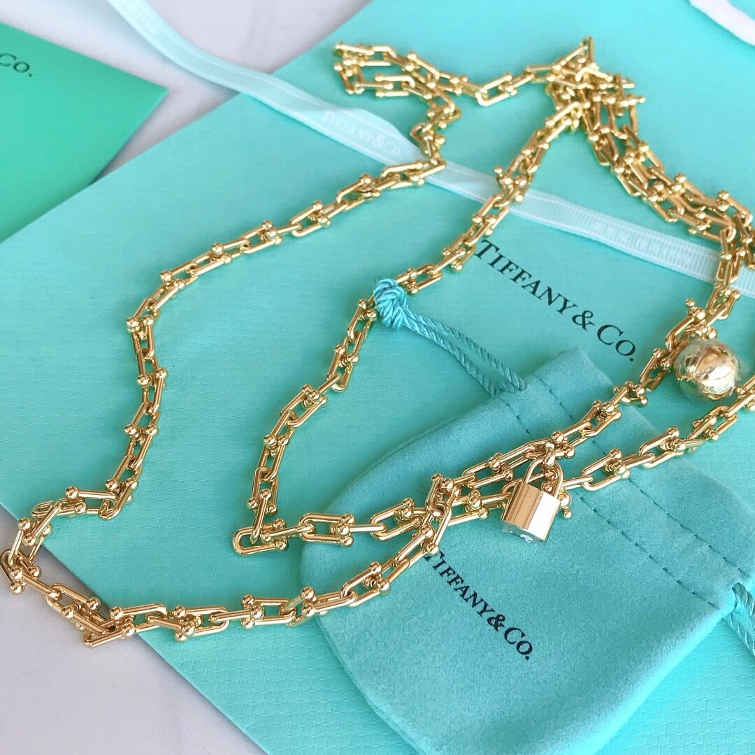 tiffany star same light luxury luxury luxury necklace xl13168a18
