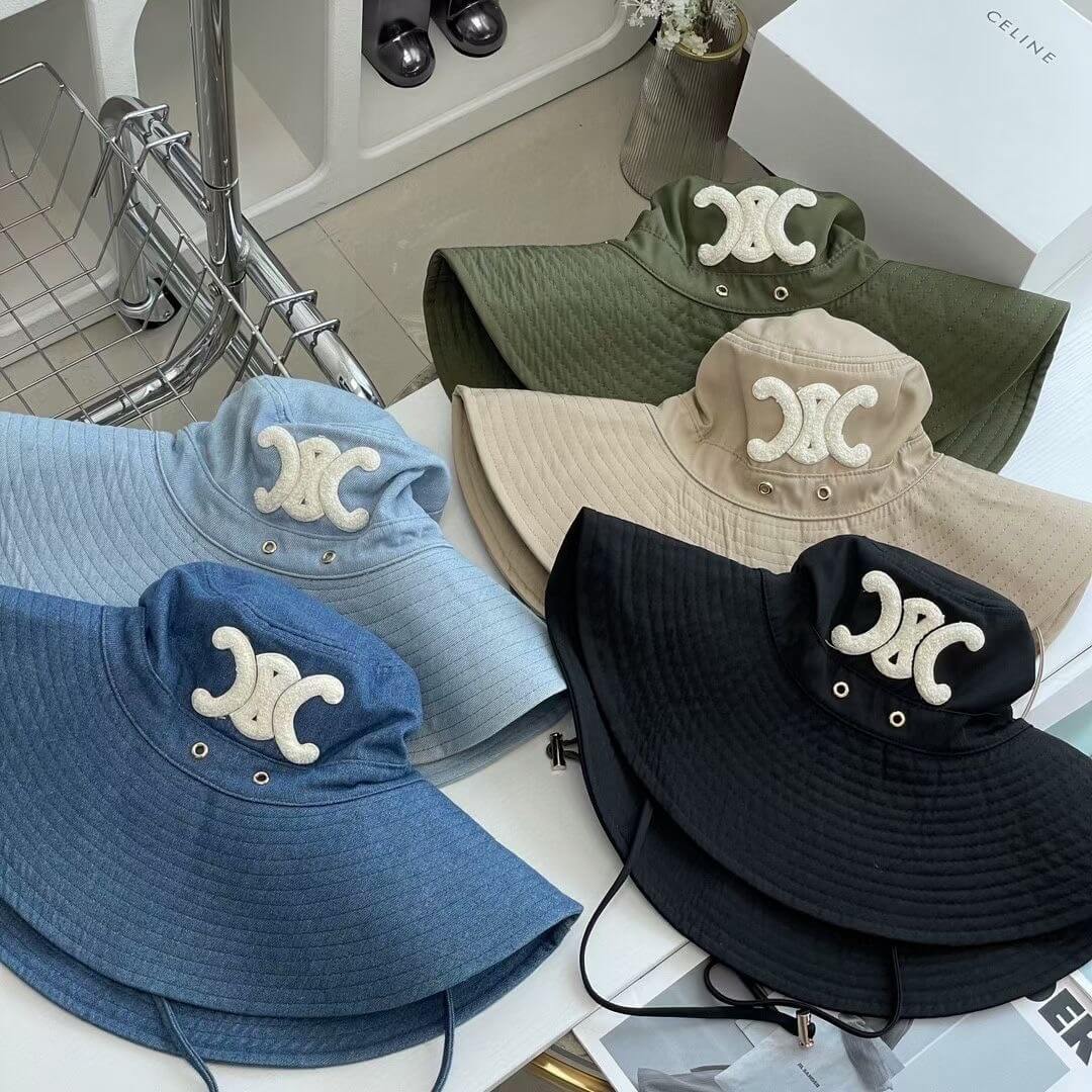 triumphal arch versatile big eaves hat fishermans hat flocking sunscreen hat mz13168a29