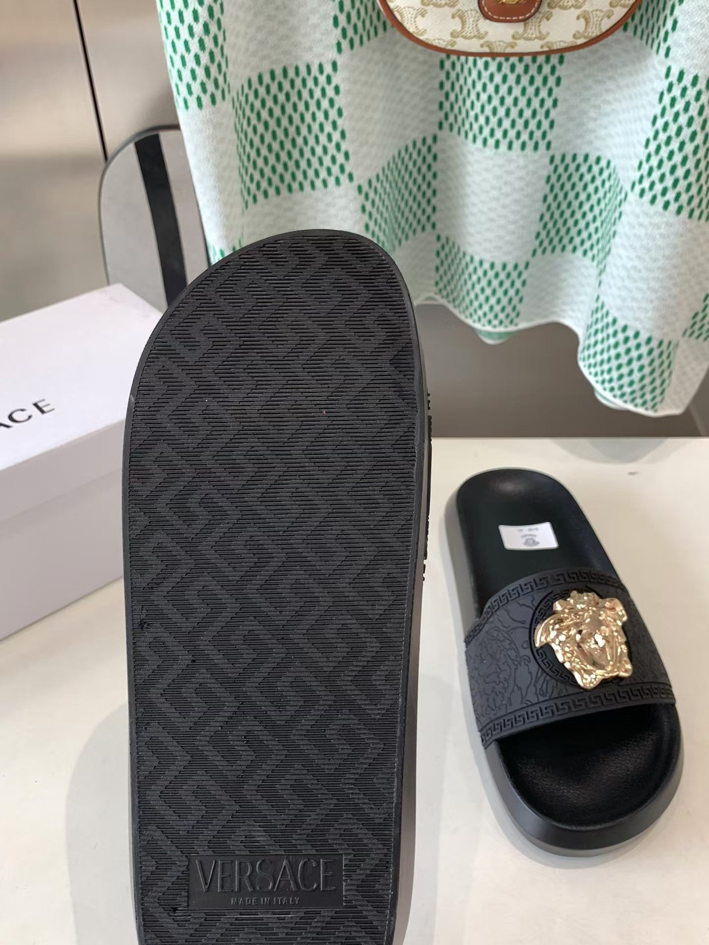 VERSACE Slippers Black shoes PD240730