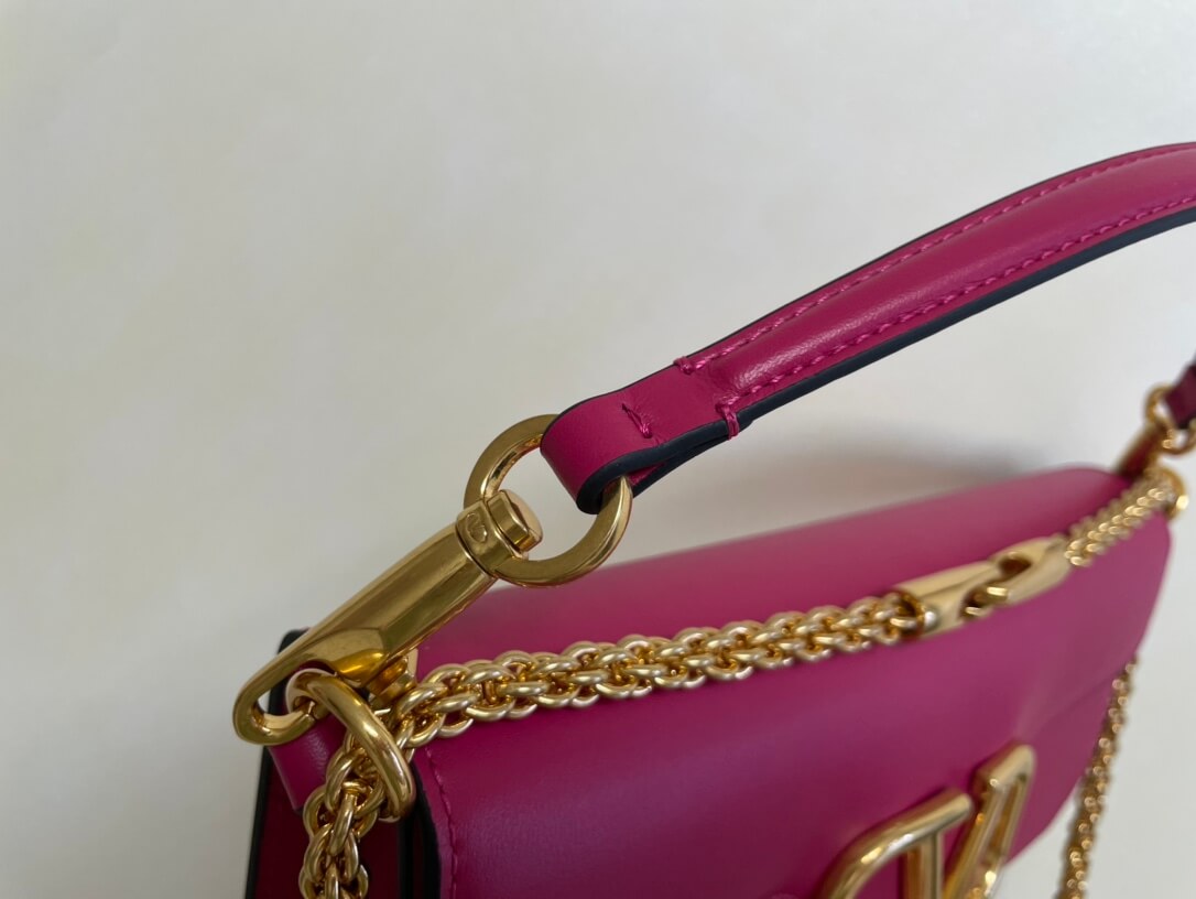 valentino borsa piccola a spalla garavani loco in vitello vlogosignacar 1133 rose purple