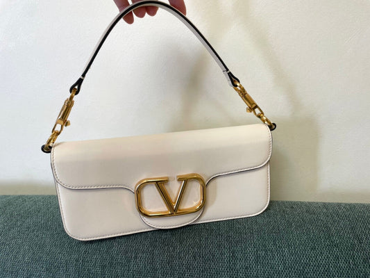 valentino borsa piccola a spalla garavani loco in vitello vlogosignacar 1133 white