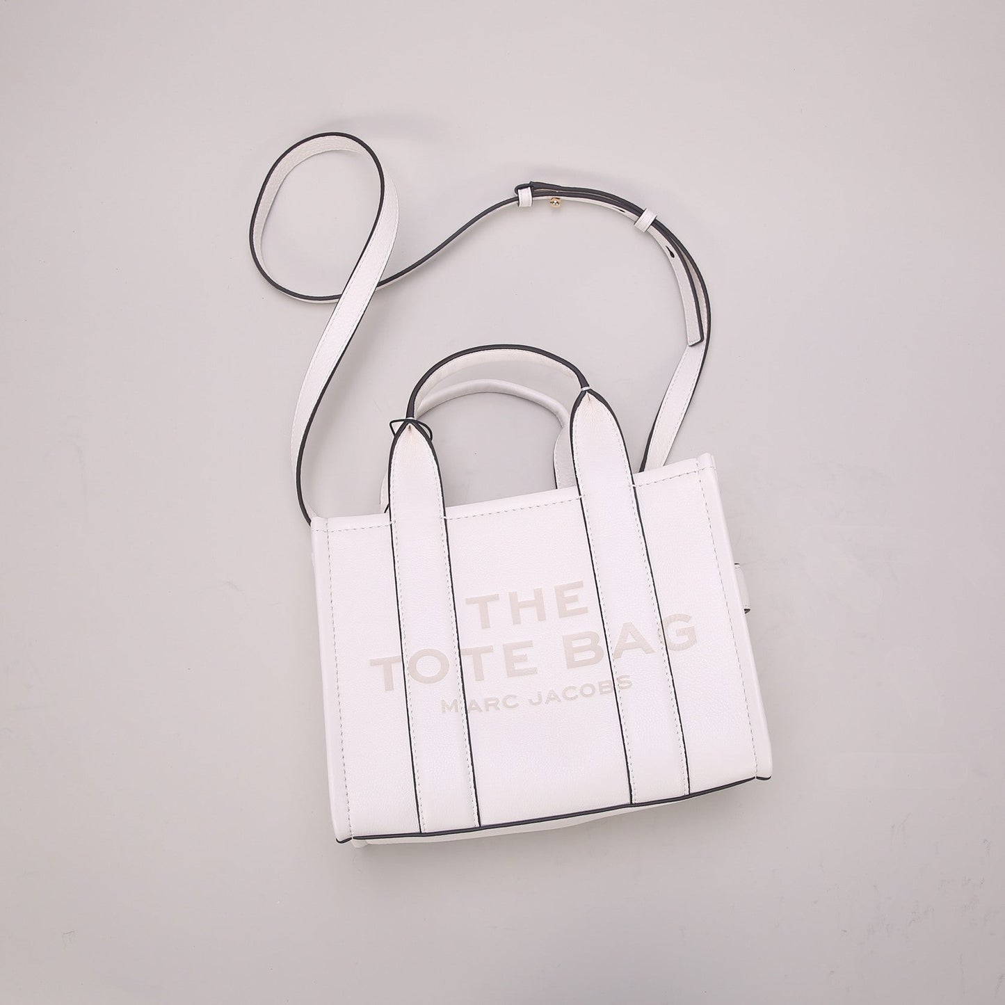 mj tote leather bags white
