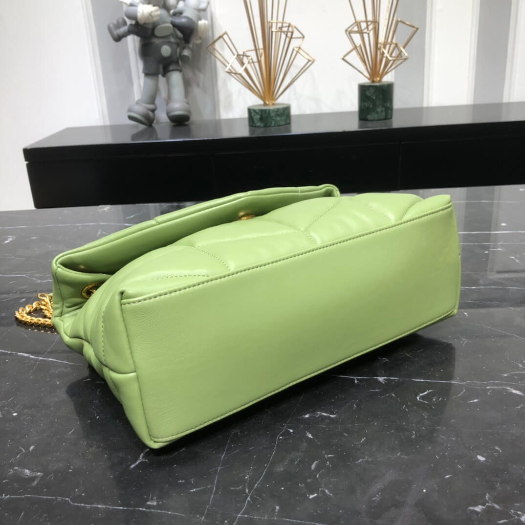 y577476 cross body bags shoulder bag green calfskin rose gold
