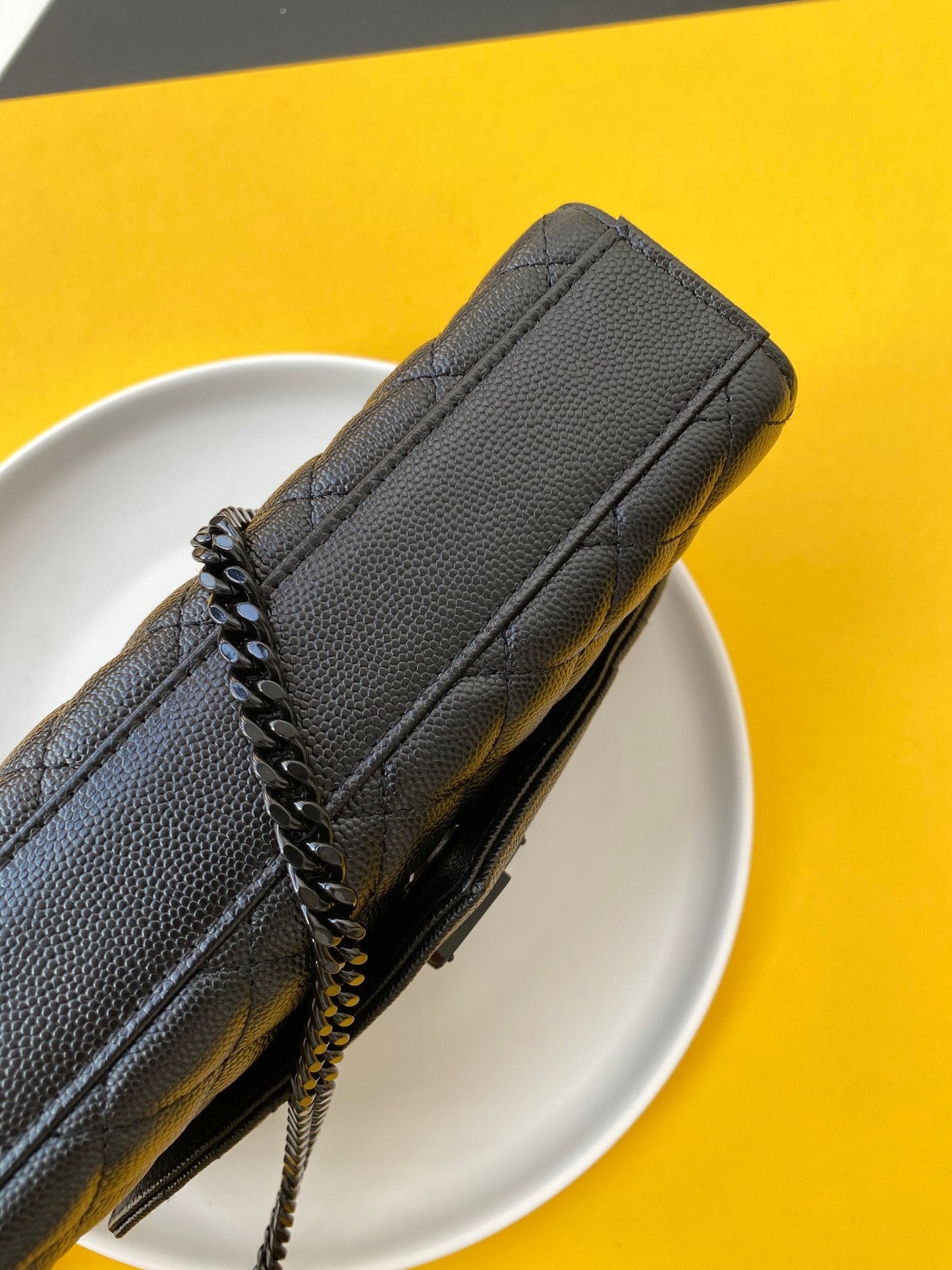 ysl crossbody shoulder bag black and silver hardware