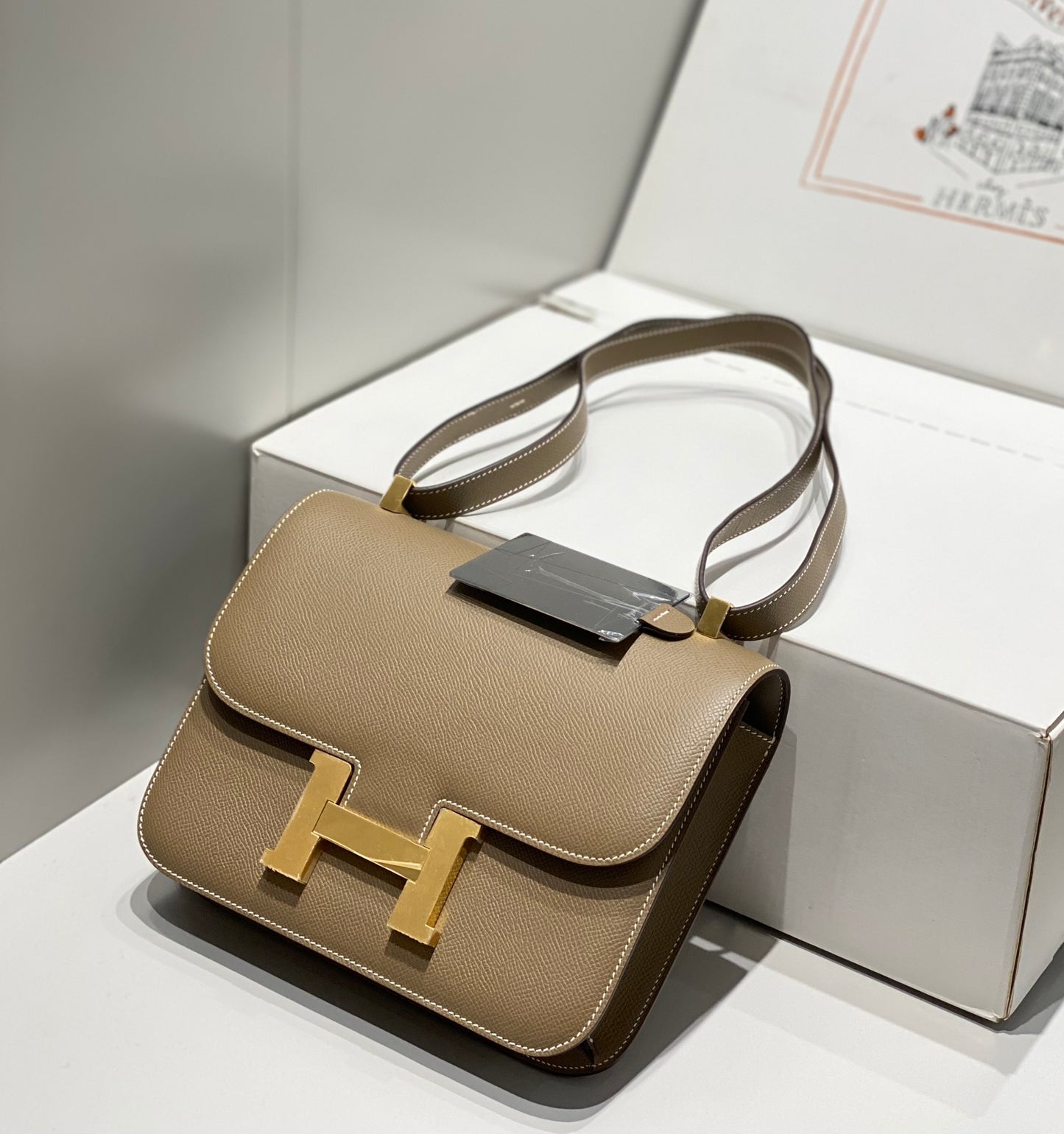 Hermès Constance 23 Elephant Grey Gold 26050923