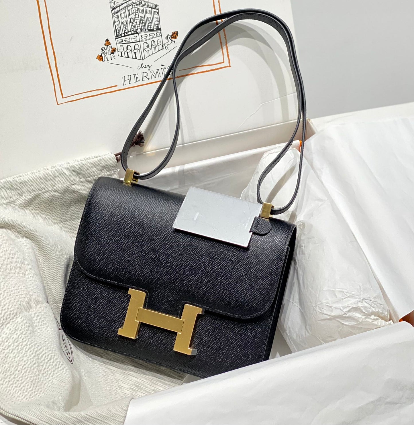 Hermès Constance 23 Black Gold 26050923
