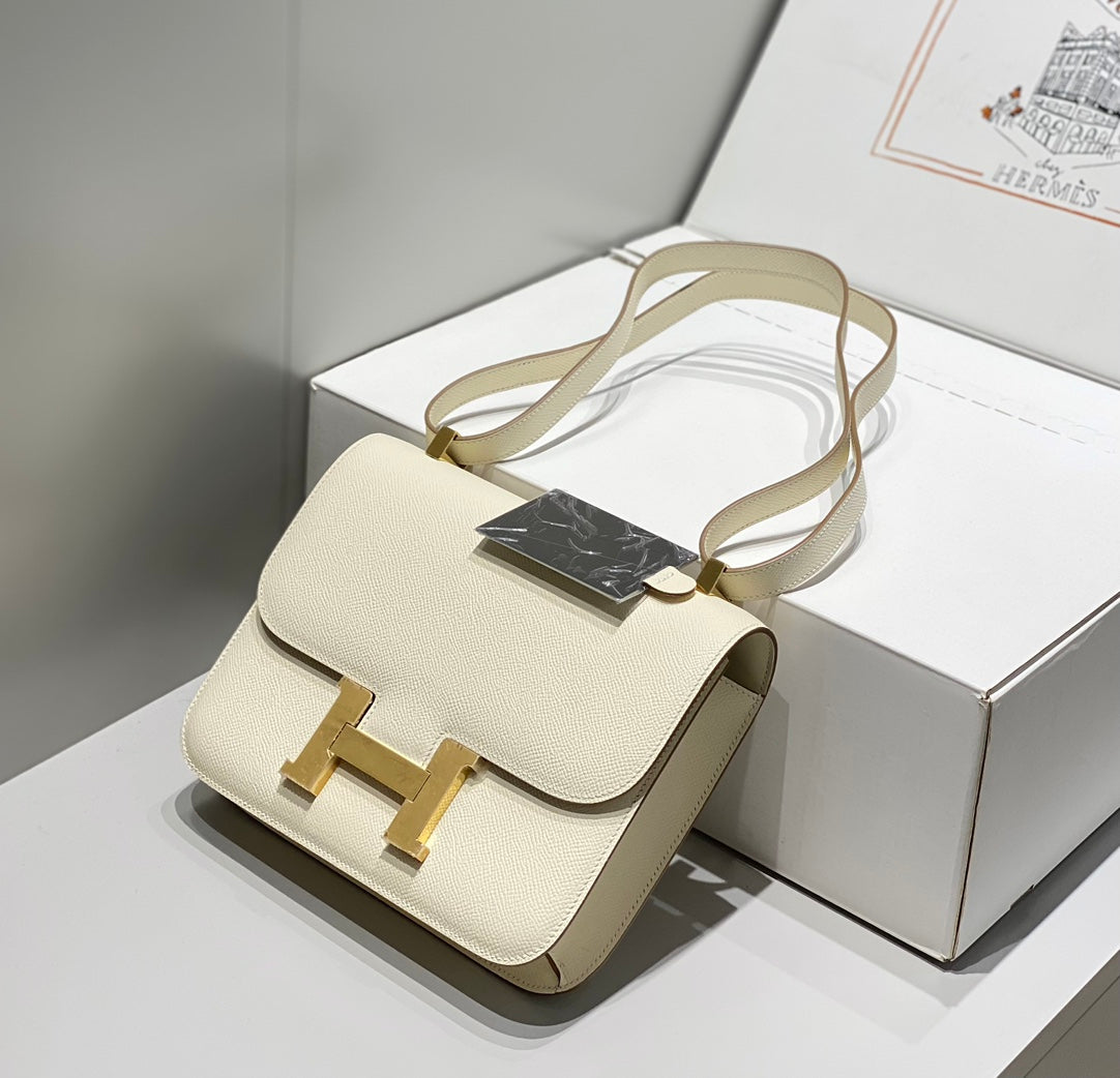 Hermès Constance 23 Milkshake White Gold Hardware 26050923