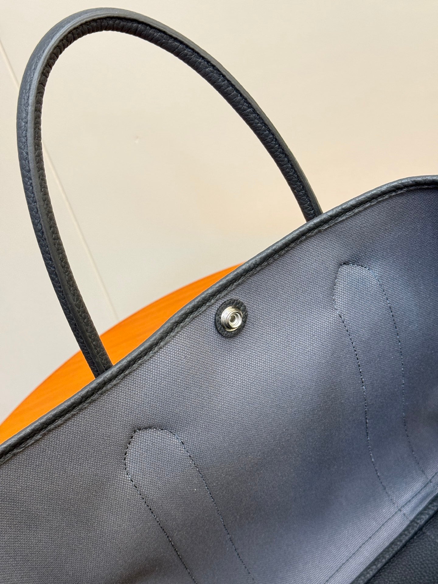 Hermes Garden Party 45cm Canvas Grey - View 9