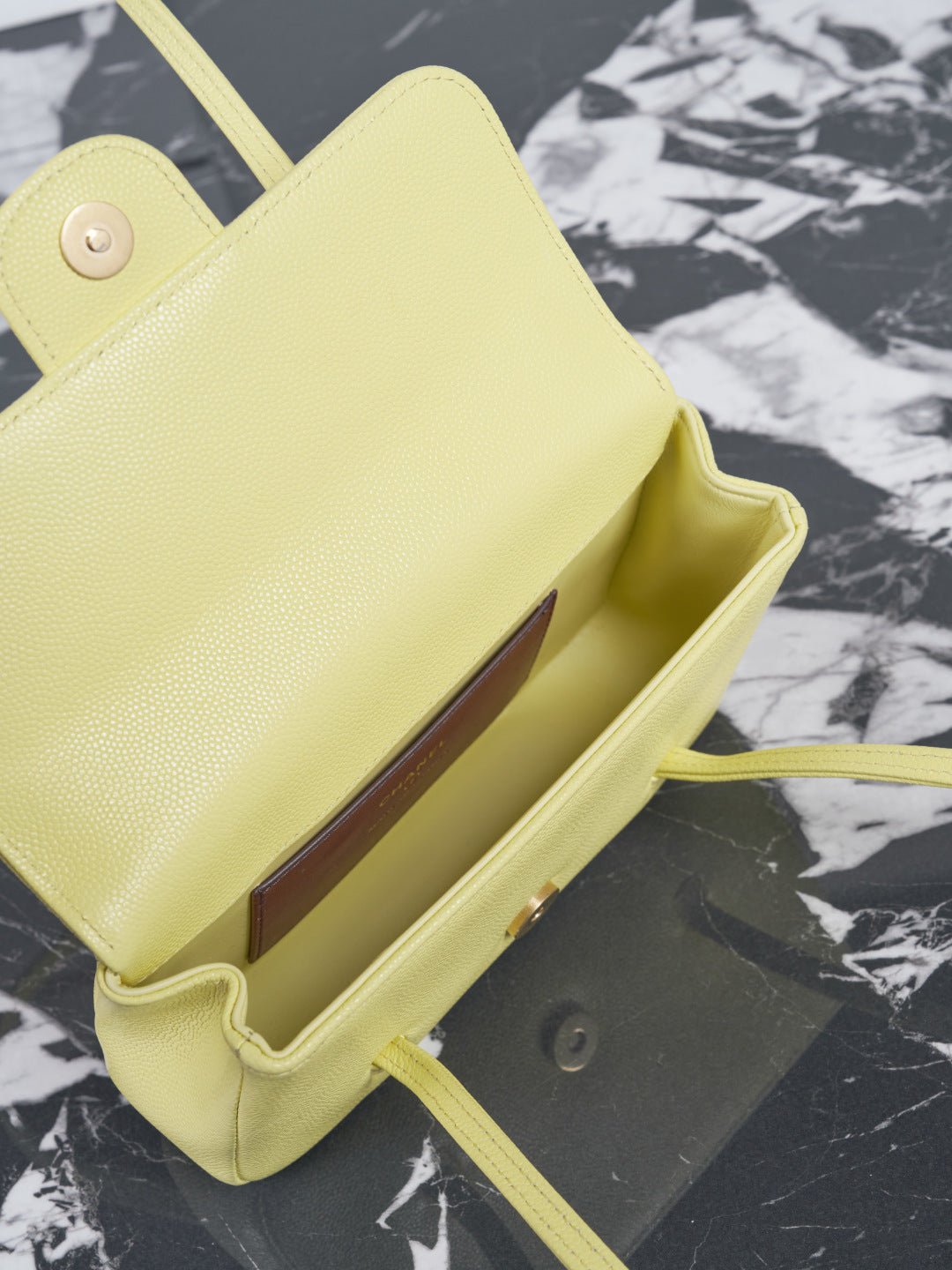 Chanel 26P Mini Preppy Coco Bag Yellow AP5068 - View 8