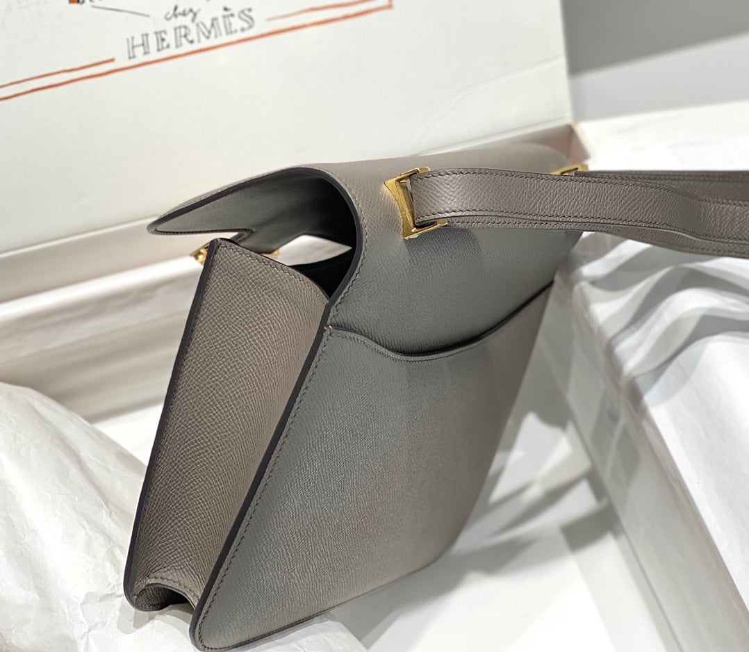 Hermès Constance 23 Pewter Grey Gold 26050923
