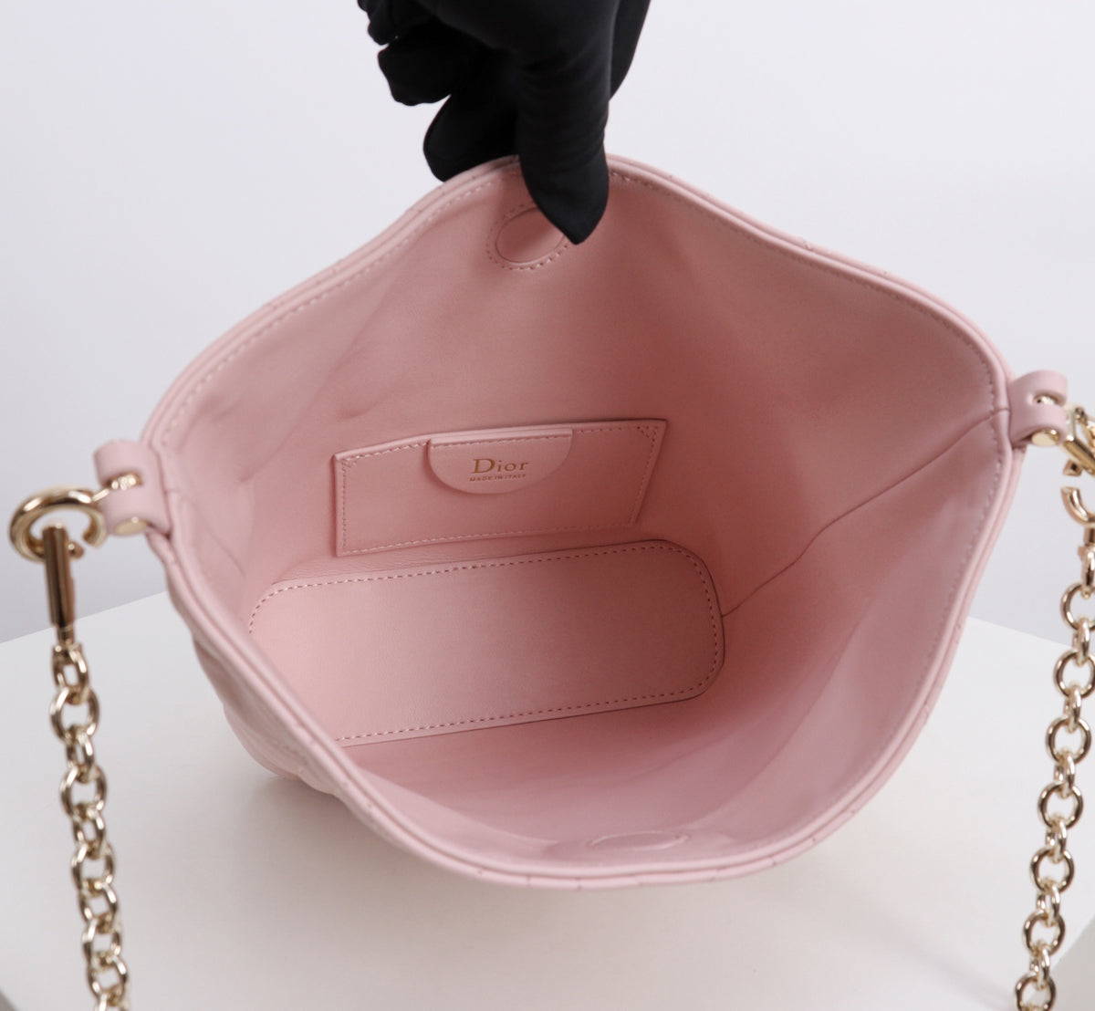 Dior Jonathan Anderson Mini Cherry Blossom Pink Gold Hardware 1538S