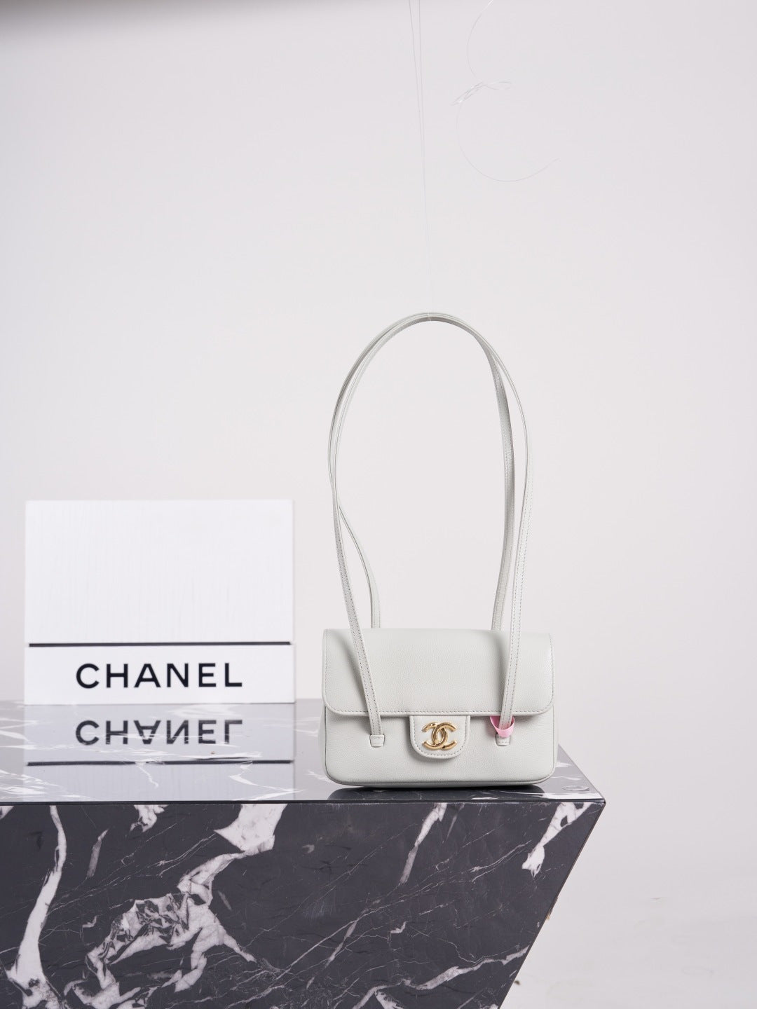 Chanel 26P Mini Preppy Coco Bag Light Green AP5068 - View 8