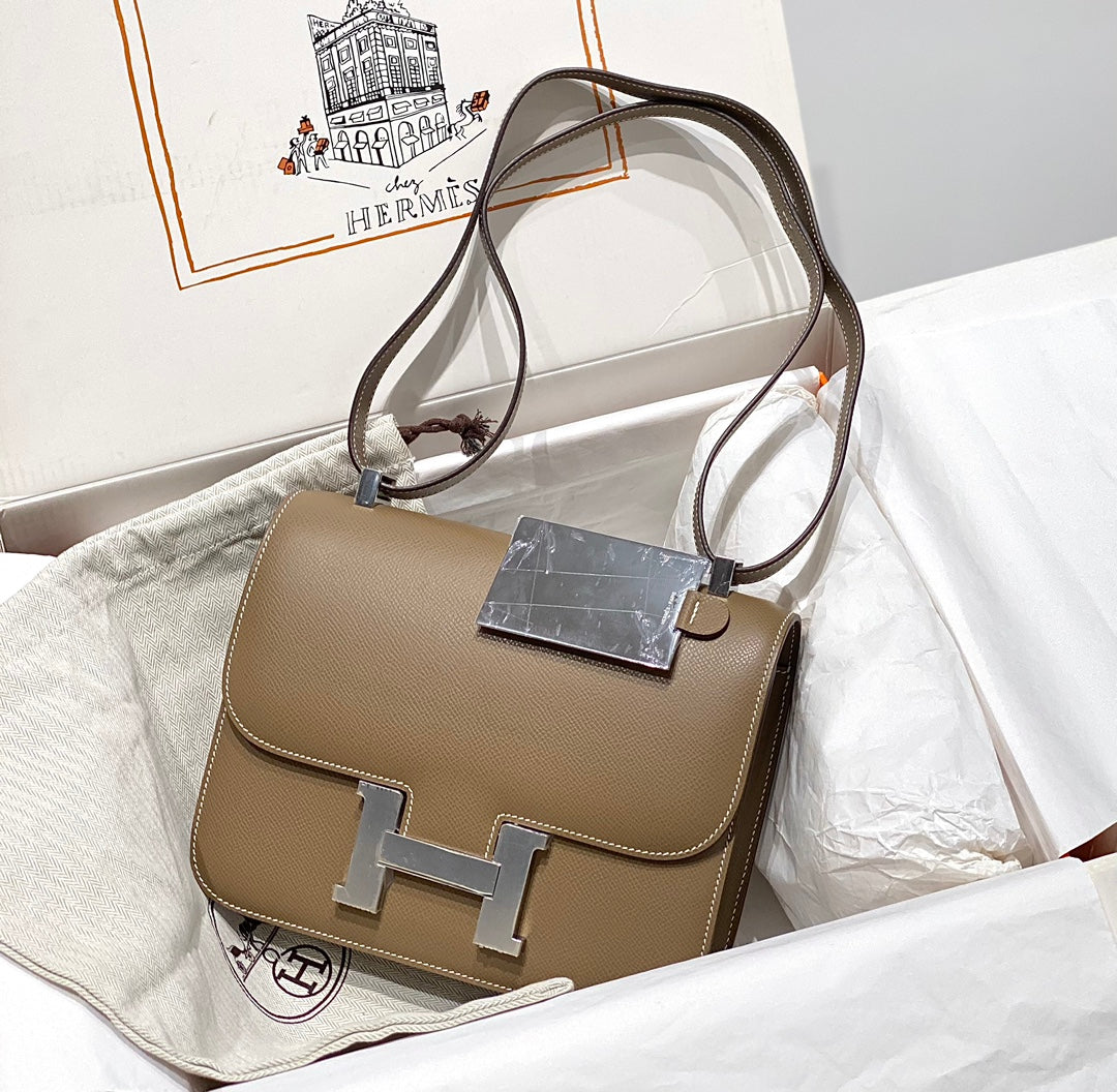 Hermès Constance 23 Elephant Grey Silver Hardware 26050923