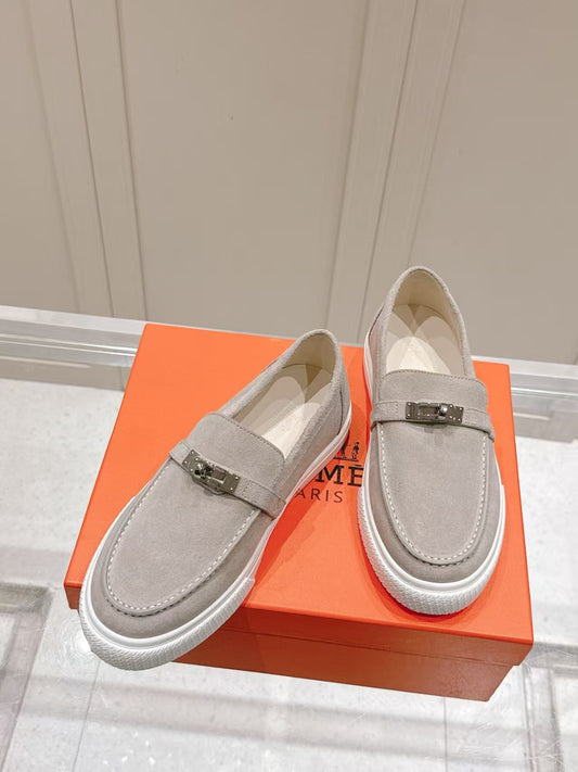 Hermes shoes Gray PD260223