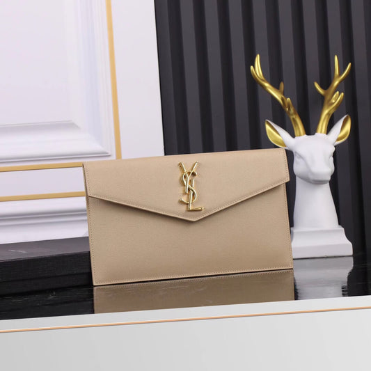 ys l565739 clutch bag white metallic silver leather free shipping µĸ±±¾