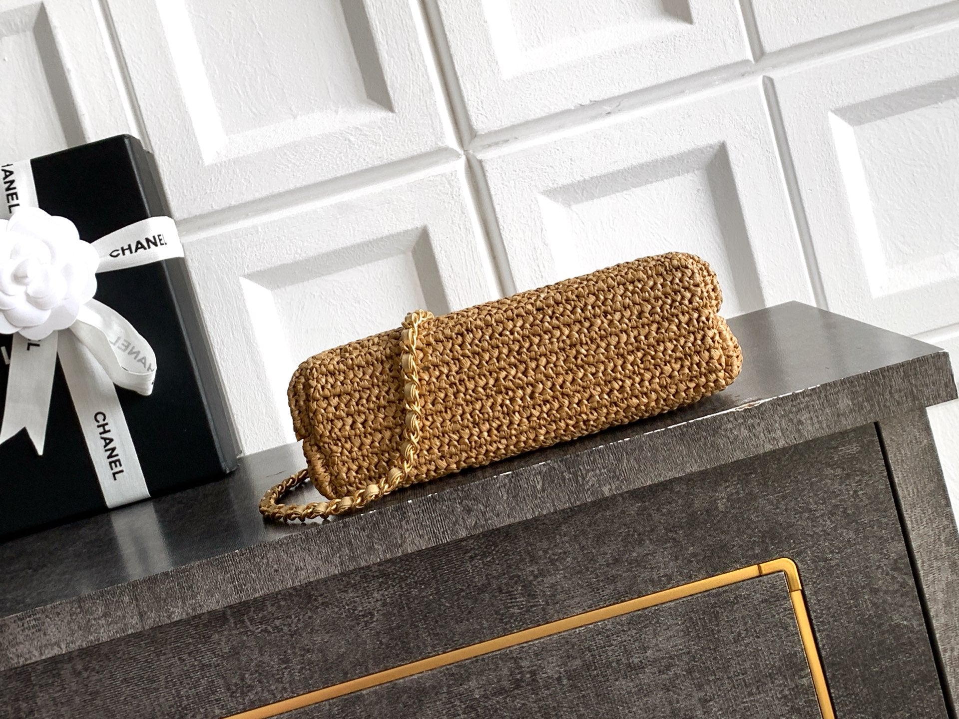 Chanel 26C Kelly Chain Bag Brown AS4416