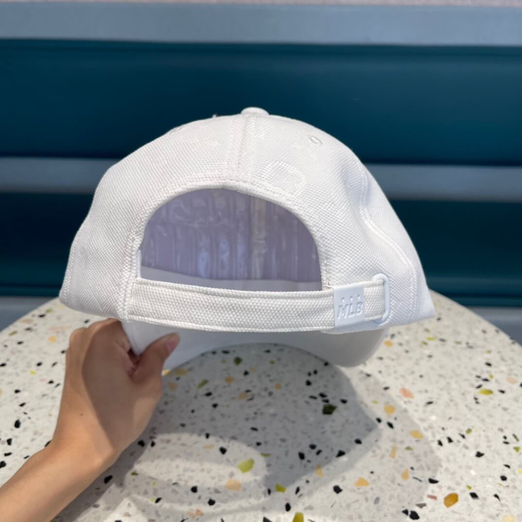 lou baseball hat for summer 20230730 white