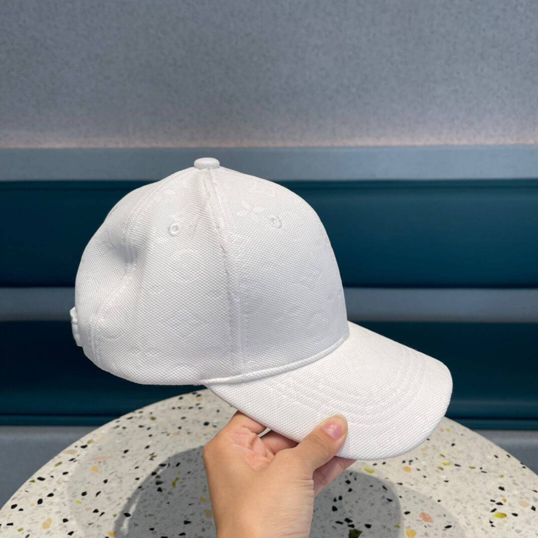 lou baseball hat for summer 20230730 white