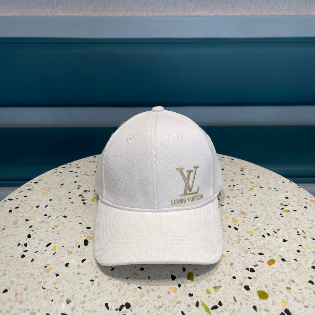 lou baseball hat for summer 20230730 white
