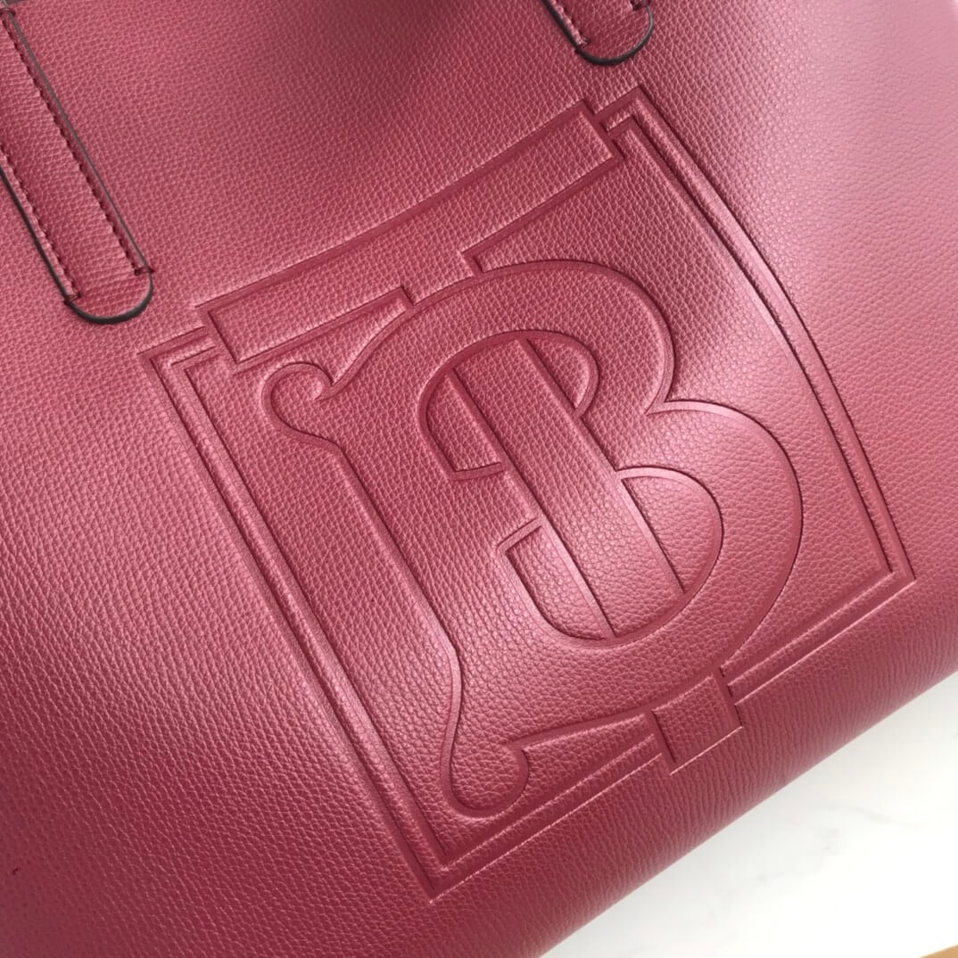 bur tote bag handbag maroon cowhide 550678 for 2022