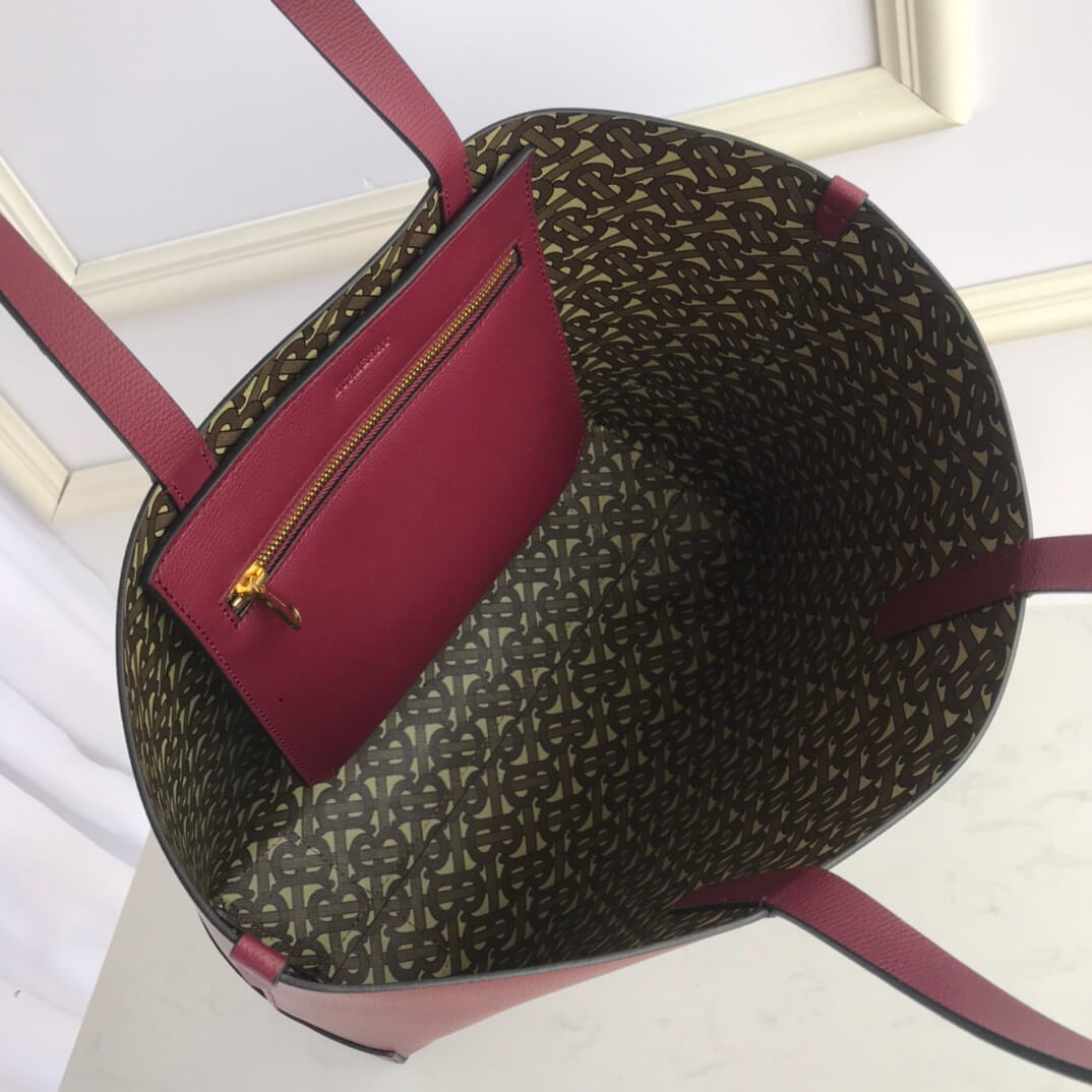 bur tote bag handbag maroon cowhide 550678 for 2022